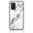 Funda Bumper Silicona Gel Espejo Patron de Moda Carcasa para Oppo A74 4G Blanco