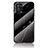 Funda Bumper Silicona Gel Espejo Patron de Moda Carcasa para Oppo A74 4G Negro