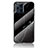 Funda Bumper Silicona Gel Espejo Patron de Moda Carcasa para Oppo Find X3 Pro 5G Negro