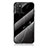 Funda Bumper Silicona Gel Espejo Patron de Moda Carcasa para Samsung Galaxy A02s Negro