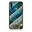 Funda Bumper Silicona Gel Espejo Patron de Moda Carcasa para Samsung Galaxy A11 Azul