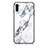 Funda Bumper Silicona Gel Espejo Patron de Moda Carcasa para Samsung Galaxy A11 Blanco