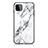 Funda Bumper Silicona Gel Espejo Patron de Moda Carcasa para Samsung Galaxy A22s 5G Blanco