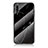 Funda Bumper Silicona Gel Espejo Patron de Moda Carcasa para Samsung Galaxy A50 Negro