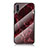 Funda Bumper Silicona Gel Espejo Patron de Moda Carcasa para Samsung Galaxy A50S Rojo