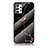 Funda Bumper Silicona Gel Espejo Patron de Moda Carcasa para Samsung Galaxy A53 5G Oro y Negro