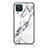 Funda Bumper Silicona Gel Espejo Patron de Moda Carcasa para Samsung Galaxy M12 Blanco