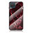 Funda Bumper Silicona Gel Espejo Patron de Moda Carcasa para Samsung Galaxy M12 Rojo