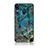 Funda Bumper Silicona Gel Espejo Patron de Moda Carcasa para Samsung Galaxy M20 Azul