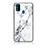 Funda Bumper Silicona Gel Espejo Patron de Moda Carcasa para Samsung Galaxy M30s Blanco