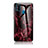 Funda Bumper Silicona Gel Espejo Patron de Moda Carcasa para Samsung Galaxy M30s Rojo