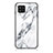 Funda Bumper Silicona Gel Espejo Patron de Moda Carcasa para Samsung Galaxy M42 5G Blanco