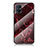 Funda Bumper Silicona Gel Espejo Patron de Moda Carcasa para Samsung Galaxy M51 Rojo