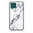 Funda Bumper Silicona Gel Espejo Patron de Moda Carcasa para Samsung Galaxy M62 4G Blanco