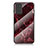 Funda Bumper Silicona Gel Espejo Patron de Moda Carcasa para Samsung Galaxy Note 20 5G Rojo