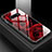Funda Bumper Silicona Gel Espejo Patron de Moda Carcasa para Samsung Galaxy S10e Rojo Rosa