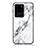 Funda Bumper Silicona Gel Espejo Patron de Moda Carcasa para Samsung Galaxy S20 Ultra Blanco