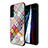 Funda Bumper Silicona Gel Espejo Patron de Moda Carcasa para Samsung Galaxy S22 5G Vistoso