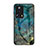 Funda Bumper Silicona Gel Espejo Patron de Moda Carcasa para Xiaomi Mi 12 Lite NE 5G Azul