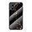 Funda Bumper Silicona Gel Espejo Patron de Moda Carcasa para Xiaomi Redmi Note 11E 5G Oro y Negro