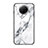 Funda Bumper Silicona Gel Espejo Patron de Moda Carcasa para Xiaomi Redmi Note 9T 5G Blanco