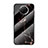 Funda Bumper Silicona Gel Espejo Patron de Moda Carcasa para Xiaomi Redmi Note 9T 5G Oro y Negro
