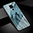 Funda Bumper Silicona Gel Espejo Patron de Moda Carcasa S01 para Huawei Mate 20 Azul Cielo