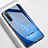 Funda Bumper Silicona Gel Espejo Patron de Moda Carcasa S01 para Realme X2 Azul
