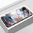 Funda Bumper Silicona Gel Espejo Patron de Moda Carcasa S02 para Huawei Honor View 30 5G Marron