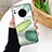 Funda Bumper Silicona Gel Espejo Patron de Moda Carcasa S02 para Huawei Mate 30 Pro 5G Verde