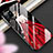 Funda Bumper Silicona Gel Espejo Vestido de Novia Carcasa M01 para Apple iPhone 11 Pro Rojo y Negro