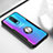 Funda Bumper Silicona Transparente Espejo 360 Grados con Magnetico Anillo de dedo Soporte para Oppo R17 Pro Negro