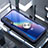 Funda Bumper Silicona Transparente Espejo 360 Grados con Magnetico Anillo de dedo Soporte para Xiaomi Mi 9 Lite Azul