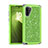 Funda Bumper Silicona y Plastico Carcasa Frontal y Trasera 360 Grados Bling-Bling para Samsung Galaxy Note 10 5G Verde