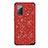 Funda Bumper Silicona y Plastico Carcasa Frontal y Trasera 360 Grados Bling-Bling para Samsung Galaxy Note 20 5G Rojo