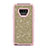 Funda Bumper Silicona y Plastico Carcasa Frontal y Trasera 360 Grados Bling-Bling para Samsung Galaxy Note 9 Rosa