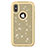 Funda Bumper Silicona y Plastico Carcasa Frontal y Trasera 360 Grados Bling-Bling U01 para Apple iPhone Xs Max Multicolor