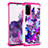 Funda Bumper Silicona y Plastico Carcasa Frontal y Trasera 360 Grados JX1 para Samsung Galaxy S20 5G Rosa Roja