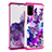 Funda Bumper Silicona y Plastico Carcasa Frontal y Trasera 360 Grados JX1 para Samsung Galaxy S20 Plus 5G Rosa Roja