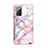 Funda Bumper Silicona y Plastico Carcasa Frontal y Trasera 360 Grados N02 para Samsung Galaxy Note 20 5G Rosa