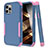 Funda Bumper Silicona y Plastico Carcasa Frontal y Trasera 360 Grados para Apple iPhone 14 Pro Multicolor