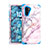 Funda Bumper Silicona y Plastico Carcasa Frontal y Trasera 360 Grados para Samsung Galaxy Note 10 5G Azul