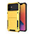 Funda Bumper Silicona y Plastico Carcasa Frontal y Trasera 360 Grados R03 para Apple iPhone 12 Mini Amarillo