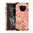 Funda Bumper Silicona y Plastico Carcasa Frontal y Trasera 360 Grados U01 para Samsung Galaxy Note 9 Oro Rosa