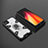 Funda Bumper Silicona y Plastico Mate Carcasa con Magnetico Anillo de dedo Soporte KC3 para Xiaomi Redmi 9 India Blanco