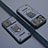 Funda Bumper Silicona y Plastico Mate Carcasa con Magnetico Anillo de dedo Soporte KC4 para Apple iPhone 14 Pro Max Azul