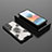 Funda Bumper Silicona y Plastico Mate Carcasa con Magnetico Anillo de dedo Soporte KC4 para Xiaomi Redmi Note 10 Pro 4G Negro