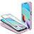 Funda Bumper Silicona y Plastico Mate Carcasa con Magnetico Anillo de dedo Soporte MQ6 para Xiaomi Redmi 10 4G Multicolor
