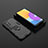 Funda Bumper Silicona y Plastico Mate Carcasa con Magnetico Anillo de dedo Soporte para Samsung Galaxy M52 5G Negro