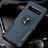 Funda Bumper Silicona y Plastico Mate Carcasa con Magnetico Anillo de dedo Soporte R02 para Samsung Galaxy S10 Plus Azul